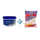 Kit Polimento Automotivo massa de Polir + Estopa