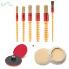 Kit Polimento Disco 5" + Boina Lã + Pinceis Halogenante