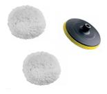 Kit Polimento Para Esmerilhadeira Disco + 2 Boina Lã 5 Pro