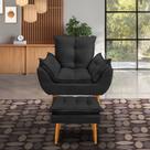 Kit Poltrona Emily Mais Puff Descanso Para Os Pés Kit Poltrona Emily Mais Puff Descanso Para Os Pés