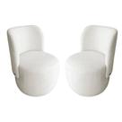 Kit Poltrona Moderna Bia Bouclê - Vallisa Decor