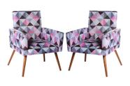 Kit poltrona nina triangulo rosa Kit poltrona nina triangulo rosa