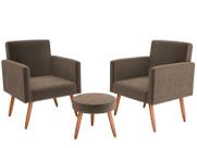 Kit Poltronas com Puff Moderno Matrix Dallas Kit Poltronas com Puff Moderno Matrix Dallas