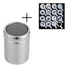 Kit Polvilhador De Café + 16 Moldes Stencil Barista Cafe