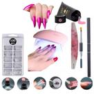 Kit Polygel unha Cabine Molde F1 Poligel Alongamento