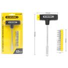 Kit Pontas Bits com Chave Manual T 12 Peças