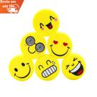 Kit Ponteira de Borracha Emoji 4 Unidades Divertidas
