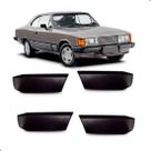 Kit Ponteira Parachoque Opala 85 86 87 88 89 90 Preto