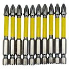Kit Ponteiras S2 70mm Ph2x10 Alto Impacto 10 Pças Titanium