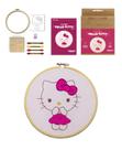 Kit Ponto Livre Bordado Coleção Hello Kitty Circulo - Cor 2