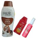 Kit Pop Shampoo PetClean Coco + Condicionador + Perfume Pet