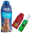 Kit Pop Shampoo PetClean Gato + Condicionador + Perfume Pet Kit Pop Shampoo PetClean Gato + Condicionador + Perfume Pet