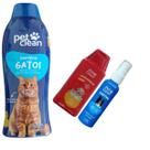 Kit Pop Shampoo PetClean Gato + Condicionador + Perfume Pet