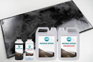 Kit Porcelanato Liquido Metálico Cinza Cetim / Preto Profundo AG por M² Kit Porcelanato Liquido Metálico Cinza Cetim / Preto Profundo AG por M²