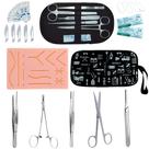 Kit Porta Agulha Tesoura Pinça Dente Rato