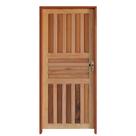 Kit Porta Americana Ecológica 80 x 2.10 Batente Ecológico 11cm Fechadura Externa Lado Esquerdo - Rodam