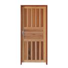 Kit Porta Americana Ecológica 80 x 210 Batente Ecológico 11cm Fechadura Comum Lado Direito - Rodam