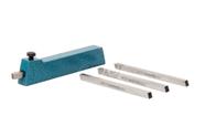 Kit Porta Bits 3/8 Para Torno + 4 Bits 3/8 X 4 X 50% Cobalto