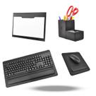 Kit Porta Caneta/clips, Risque A4, Apoio Teclado, Mouse Pad