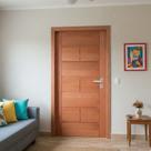 Kit Porta Completa Malta 90x210cm em Madeira Maciça Angelim Uniqdoor