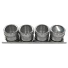 Kit Porta Condimento Magnético 4 Peças N226165-5 - Quanhe