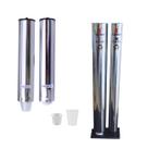 Kit Porta Copo Água 200ml e Suporte Copo Café 50ml e Lixeira Inox