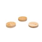 Kit porta copos de bambu redondo 12 peças - Mozcada