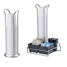 Kit Porta Copos Saches Mexedor+ Suporte Copos 200ml - 1151 Cromado Future