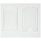 Kit Porta Crachá em PVC Rigido Transp. 89x58 Vertical 10 Unidades