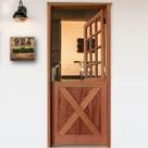 Kit Porta de Madeira 210x82cm Holandesa Maciça Madersilva