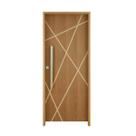 Kit Porta de Madeira Agatha 92 x 2,10 Bat.14cm Fech.Rolete com Puxador - Rodam