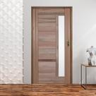 Kit Porta de Madeira BBB 210x82cm Batente 11cm Fechadura Stilo Rodam Abertura Esquerda