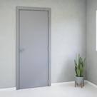 Kit porta de Madeira Completa 213cm x 74cm Batente regulavel de 14 a 16,5cm Direita Incoportas