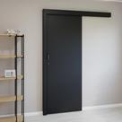 Kit porta de Madeira Completa 213cm x 90cm Batente regulavel de 14 a 16,5cm de Correr Incoportas