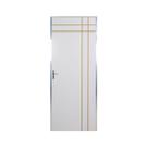Kit Porta de Madeira Decorada 212x75cm com Batente de Aluminio 3,6cm Mantiqueira Mgm