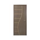 Kit Porta de Madeira Decorada 215x84cm com Batente de Mdf Ultra 16cm Cantareira Mgm