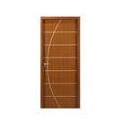 Kit Porta de Madeira Decorada 215x84cm com Batente de Mdf Ultra 16cm Neblina Mgm Abertura Direita