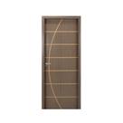 Kit Porta de Madeira Decorada 215x94cm com Batente de Mdf Ultra 12cm Neblina Mgm Abertura Esquerda