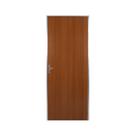 Kit Porta de Madeira Lisa 212x85cm com Batente de Alumínio 3,6cm Ecomadeiral Mgm Abertura Direita