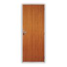 Kit Porta de Madeira Lisa 215x75cm com Batente de Aço 06cm Açomad Mgm Abertura Esquerda