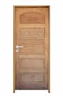 Kit Porta de Madeira Ruby 82 x 2.10 Bat.14cm Fech.Ext Stilo Cromada - Hale