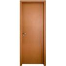 Kit Porta de MDF Pinhal M15/20 Interna, Abertura à Direita 213x85 cm, Curupixa