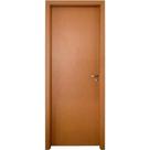 Kit Porta de MDF Pinhal M15/20 Interna, Abertura à Esquerda 213x95 cm, Curupixa