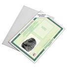 Kit Porta Documento em Acetato Cristal 10 unidades
