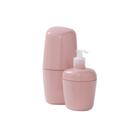 Kit porta escova e porta sabonete liquido astra