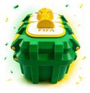 Kit Porta Figurinhas + 5 Envelopes Fifa Copa 2026 Verde Amarelo Caixa Kit Porta Figurinhas + 5 Envelopes Fifa Copa 2026 Verde Amarelo Caixa