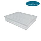 Kit Porta Frios Presunto Queijo Kit Acrílico Resistente Com Tampa Hermético Empilhável