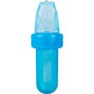 Kit Porta Frutinha e Colher Dosadora Buba em Silicone Azul