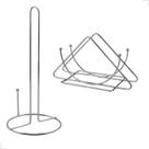 Kit Porta Guardanapo De Mesa E Suporte De Rolo Papel Toalha Kit Porta Guardanapo De Mesa E Suporte De Rolo Papel Toalha