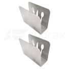 Kit Porta Guardanapos de Mesa Cozinha Suporte Aço Inox 304 - 2 unidades - Tubrax